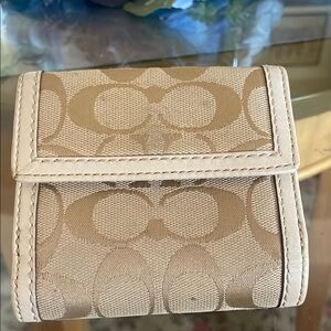 Beige Monogram Wallet